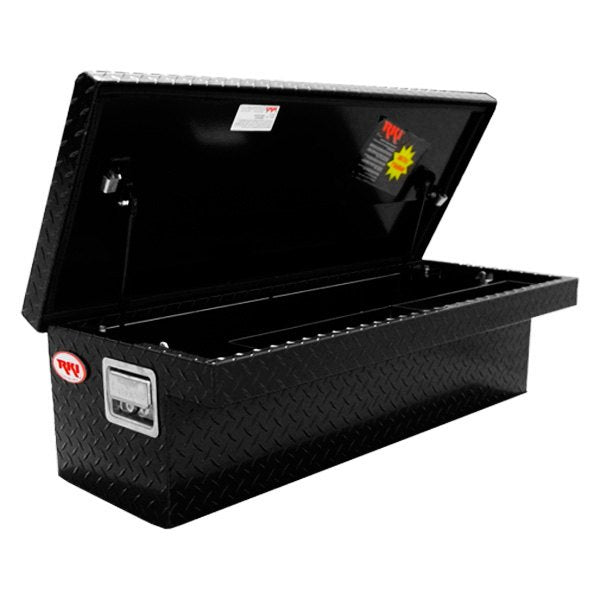 43" Wide Low Profile Aluminum Side Box (Black) #43SLPWAB