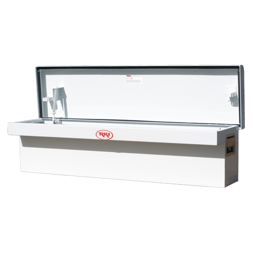 48" Low Profile Steel Side Box (White) #48SLP