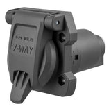 Heavy-Duty 7-Way RV Blade Connector Socket (Vehicle Side) #58155