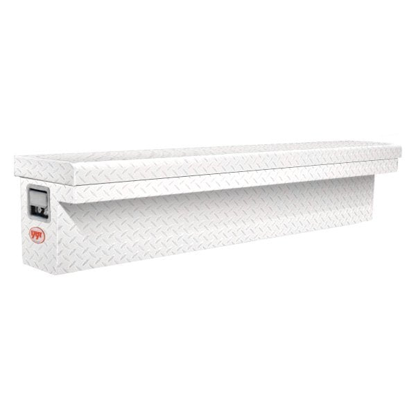 61" Low Profile Aluminum Side Box (White) #61SLPAW