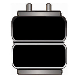 Helper Spring Bellows Ride-Rite Double Bellows #6859