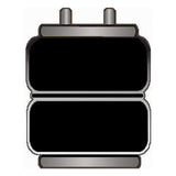 Helper Spring Bellows Ride-Rite Double Bellows #6859