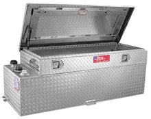 Load image into Gallery viewer, Aluminum Transfer Fuel Tank Toolbox Combo - 90 Gallon, Rectangular, Diamond Plate, Model 72894