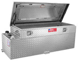 Aluminum Transfer Fuel Tank Toolbox Combo - 90 Gallon, Rectangular, Diamond Plate, Model 72894