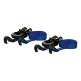 16' Blue Cargo Straps with J-Hooks (733 lbs., 2-Pack) #83020