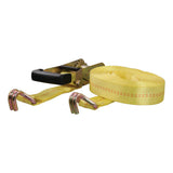 27' Yellow Cargo Strap with J-Hooks (3,333 lbs.) #83047