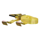 27' Yellow Cargo Strap with Flat Hooks (3,333 lbs.) #83048