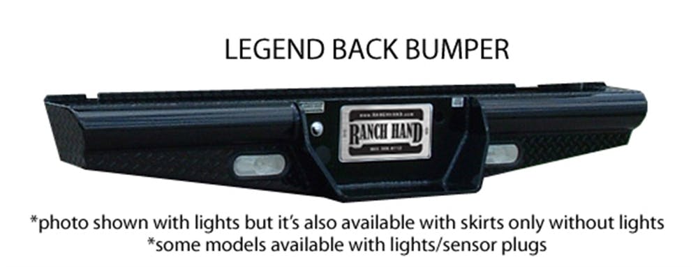 Legend Series Rear Bumper #BBF080BLSL