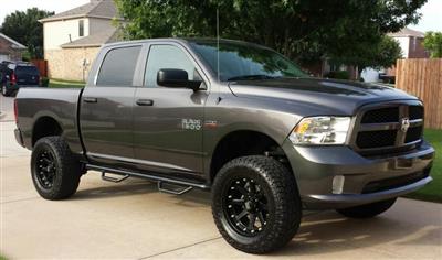 N-Fab Cab Length Nerf Step Bars Textured Black For RAM 1500 N-Fab