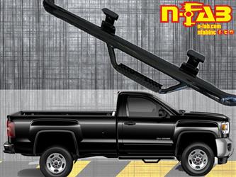 Nerf Bar Cab Length With Drop Down Steps #C1546RC