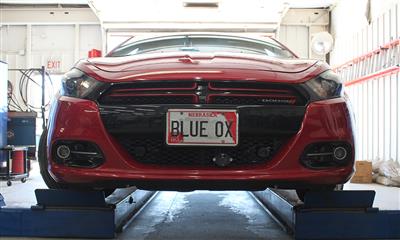 Vehicle Baseplate With Removable Tabs And Safety Cable Hooks #BX2410