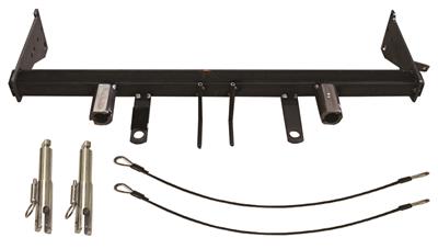 Vehicle Baseplate With Standard Tabs And Safety Cable Hooks #BX2407