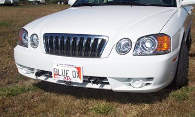 Vehicle Baseplate With Standard Tabs And Safety Cable Hooks #BX2708