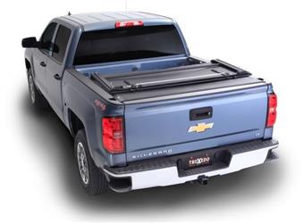Tonneau Cover Deuce 2 Soft Roll-up Hook And Loop / Flip-up Front Panel Lockable Using Tailgate Handle Lock #771101