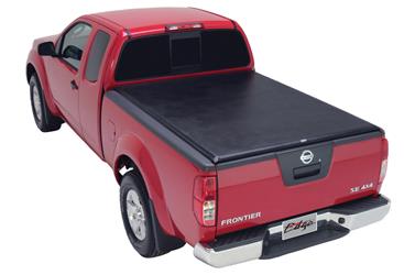 Tonneau Cover Edge Soft Roll-Up Hook And Loop Lockable Using Tailgate Handle Lock #807701