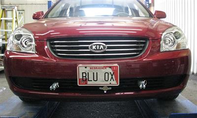 Vehicle Baseplate With Removable Tabs And Safety Cable Hooks #BX2714