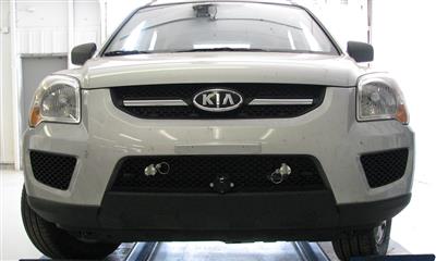 Vehicle Baseplate With Removable Tabs And Safety Cable Hooks #BX2716