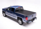 Tonneau Cover Edge Soft Roll-Up Hook And Loop Lockable Using Tailgate Handle Lock #831101