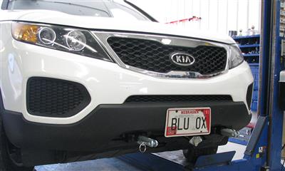 Vehicle Baseplate With Removable Tabs And Safety Cable Hooks #BX2719