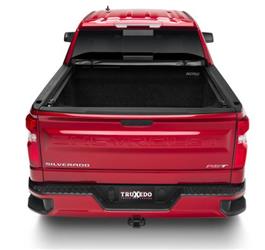 Tonneau Cover Deuce 2 Soft Roll-up Hook And Loop / Flip-up Front Panel Lockable Using Tailgate Handle Lock #773001