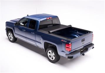 Tonneau Cover Edge Soft Roll-Up Hook And Loop Lockable Using Tailgate Handle Lock #831101