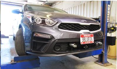 Vehicle Baseplate With Removable Tabs And Safety Cable Hooks #BX2728