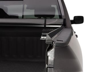 Tonneau Cover Edge Soft Roll-Up Hook And Loop Lockable Using Tailgate Handle Lock #831101