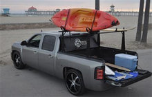 Load image into Gallery viewer, Tonneau Fold-Up Bed Cover 6&#39;4&quot; w/o RamBox with Ladder Rack #26203BT