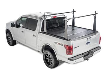 Tonneau Fold-Up Bed Cover 5'7" with Ladder Rack #26329BT