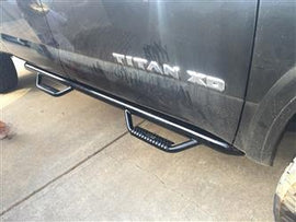 Nerf Bar Cab Length With Drop Down Steps #N1678CC-TX