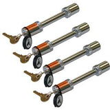 Trailer Hitch Pin Barbell 4 Locks #BX88177