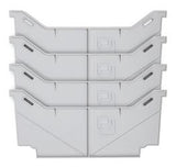 Locking Tab Wide Drawer Dividers - (1) One Set of Two #AD8WIDEX2