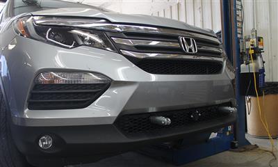 Vehicle Baseplate With Removable Tabs And Safety Cable Hooks #BX2263