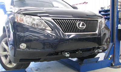 Vehicle Baseplate With Removable Tabs And Safety Cable Hooks #BX2910