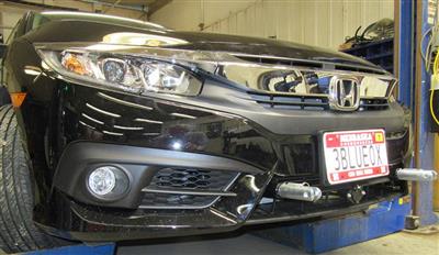 Vehicle Baseplate With Removable Tabs And Safety Cable Hooks #BX2265