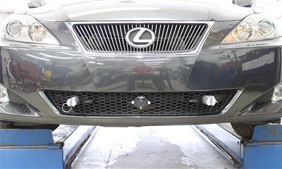 Vehicle Baseplate With Removable Tabs And Safety Cable Hooks #BX2911