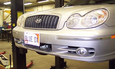 Vehicle Baseplate With Removable Tabs And Safety Cable Hooks #BX2315