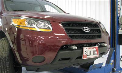 Vehicle Baseplate With Removable Tabs And Safety Cable Hooks #BX2324