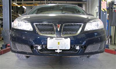 Vehicle Baseplate With Removable Tabs And Safety Cable Hooks For Pontiac G6 #BX3234