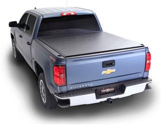 Tonneau Cover Deuce 2 Soft Roll-up Hook And Loop / Flip-up Front Panel Lockable Using Tailgate Handle Lock #771101