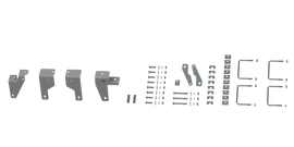 B&W Fifth Wheel Trailer Hitch Mount Replacement Brackets Kit #RVR2605