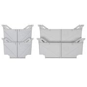 Load image into Gallery viewer, Locking Tab Narrow Drawer Dividers - (1) One Set Of Two #AD8NARROWX2