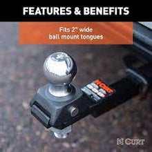 Load image into Gallery viewer, Roockerball 2&quot; Cushion Hitch Trailer Ball (3/4&quot; Shank, 3,500 LBS., Packaged) #40246