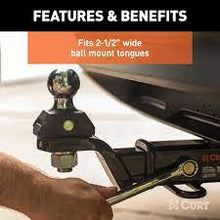 Load image into Gallery viewer, Rockerball 2-5/16&quot; Cushion Hitch Trailer Ball (1&quot; Shank, 7,500 LBS., Packaged) #40248