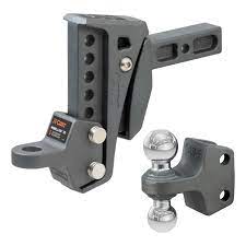 Rebellion XD Adjustable Cushion Hitch With Dual Ball (2" Shank, 15,000 LBS.) #45982