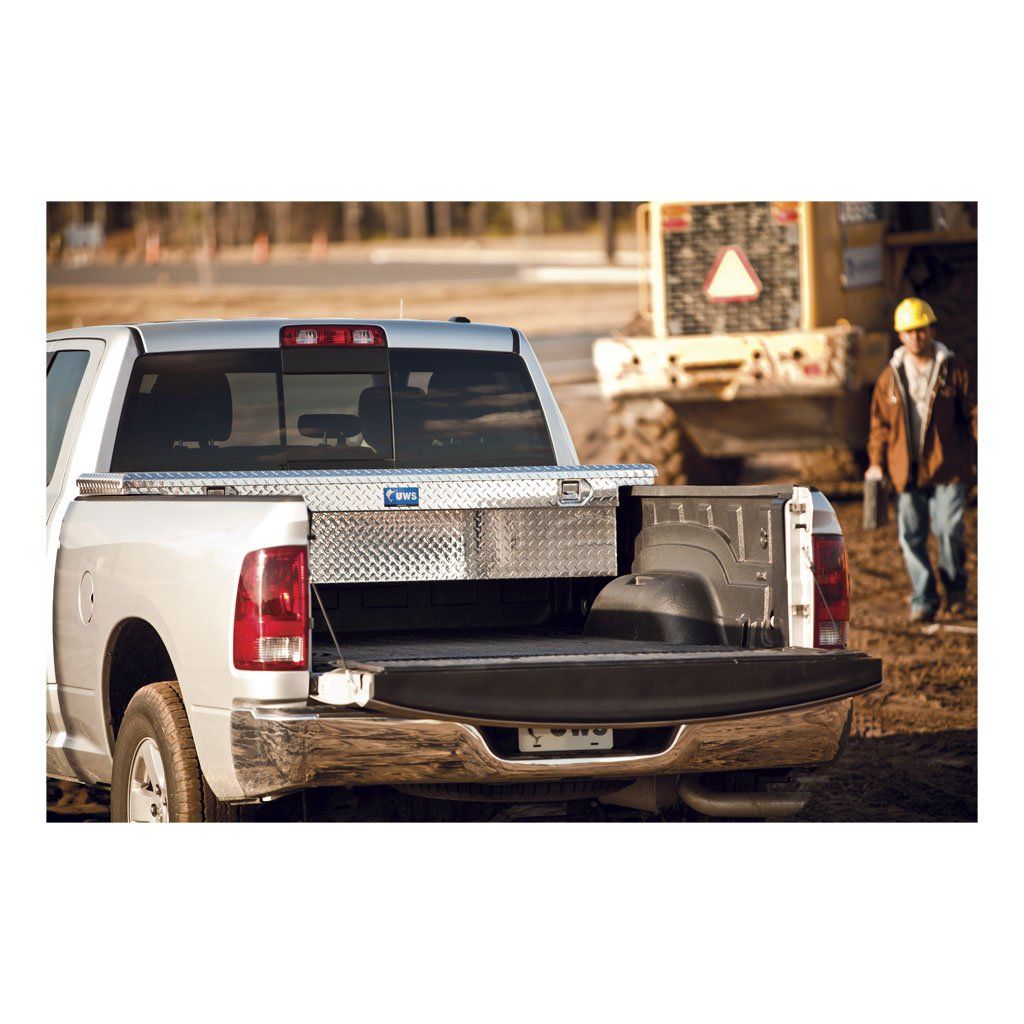 Bright Aluminum 72" Crossover Truck Tool Box with Low Profile (Heavy Packaging) #EC10581