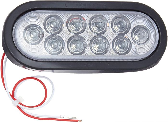 6" LED Clear Oval Light #LEDLIGHTCLEAR