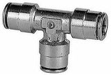 Coupler Fitting; Union Tee; 1/4 Inch Tubing; Package of 1 #3461